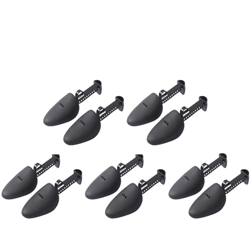 EnxJire Schuhspanner 5-teiliges Schuhspanner-Set, verstellbar, verformungssicher, Schuhspanner for Damen und Herren, verstellbare Bäume, knitterfrei(A For Men 5Pairs) von EnxJire