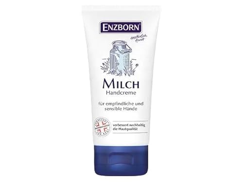 Enzborn Handcreme "Milch" für empfindliche und sensible Hände, verbesseert nachhaltig die Hautqualität, Tube mit 75 ml Enzborn Handcreme "Milch" für empfindliche und sensible Hände, verbesseert nachhaltig die Hautqualität, Tube mit 75 ml von Enzborn