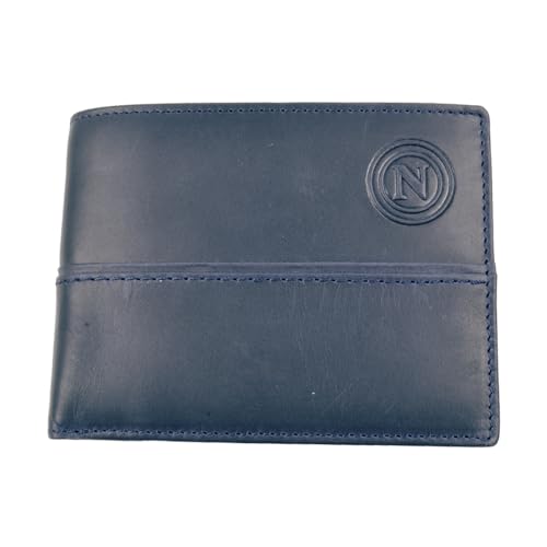 Enzo Castellano SSC NAPOLI Geldbörse aus Leder, offizielles Produkt, blau, Standard, 123444 SSCN von Enzo Castellano SSC NAPOLI