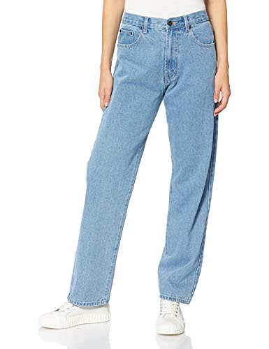 Enzo Herren BCB2 Straight Jeans, Blau (Bleach Wash Blue), 32W / 32L von Enzo