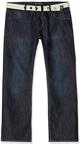 Enzo Herren EZ14 Jeans, Darkwash, 36W / 32L von ENZO ANGIOLINI