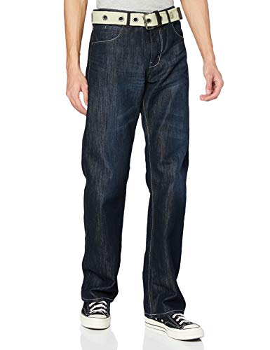 Enzo Herren EZ14 Jeans, Darkwash, 38W / 30L von Enzo