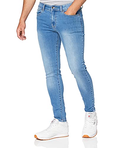 Enzo Herren EZ326 Jeans, Blau, Lightwash 3CC, 30W/42L von Enzo