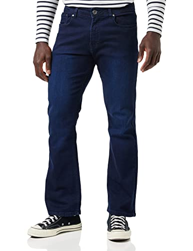 Enzo Herren Ez401 Bootcut Jeans, Blau (Indigo Indigo), 30W / 30L von Enzo