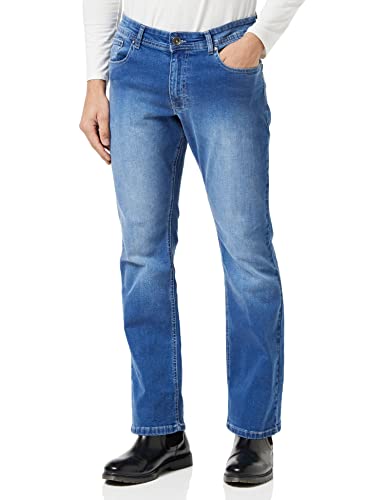 Enzo Herren Ez401 Bootcut Jeans, Blau (Light Blue Light Blue), 34W / 32L von Enzo