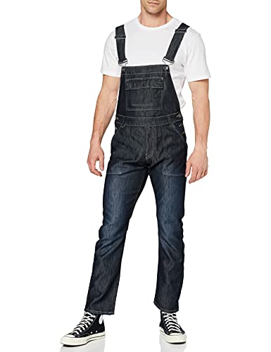 Enzo Herren Ezd390 Ven Denim Dungarees Overalls,Schwarz, 42 von Enzo