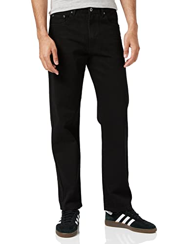 Enzo Herren Straight Jeans BCB5, Schwarz (Black), 46S von Enzo