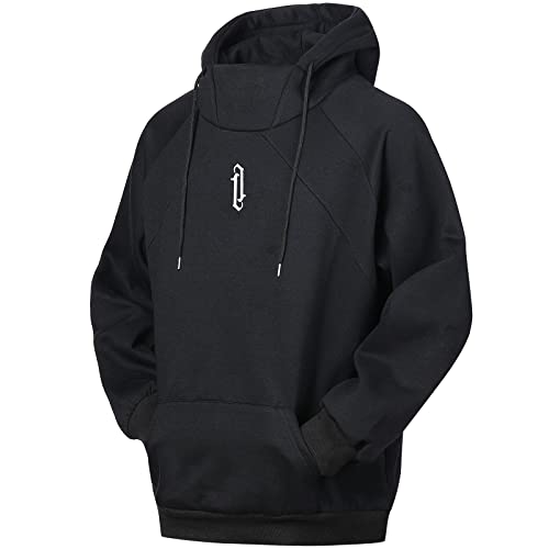 Eocicvvi Pullover Herren Hoodie Hip Hop Fleece Pulli Kapuzenpullover Hoodie Sweater Sweatshirt Mit Kapuze Oversize Urban von Eocicvvi