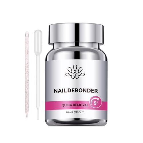 Eoixuqba Kleberentferner Für Künstliche Fingernägel - 80ml Einfache Entfernung Für Nagelverlängerungen | Sanfte Entfernungshelfer Für Familie Anfänger Salon Damen Beauty Begeisterte von Eoixuqba