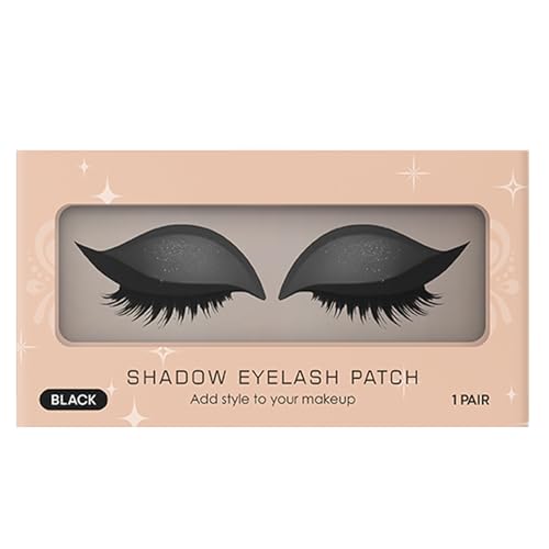 Eojpdji Lidschatten Wimpern Aufkleber - Wiederverwendbares Klebe-Augen-Make-up für Frauen,Wasserdichter Lidschatten Wimpern Aufkleber Für Festivals Reisen Hochzeiten Cosplay Partys Bühne Halloween von Eojpdji