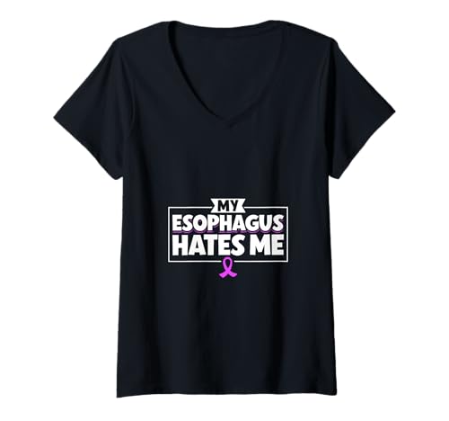 Damen EOE Sarkasmus - Mein Ösophagus spinnt T-Shirt mit V-Ausschnitt Damen EOE Sarkasmus - Mein Ösophagus spinnt T-Shirt mit V-Ausschnitt von Eosinophile Ösophagitis Awareness Designs
