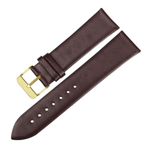 Eoyajsze 12–24mm Lederarmband, Braun-Gold, 14mm Eoyajsze 12–24mm Lederarmband, Braun-Gold, 14mm von Eoyajsze