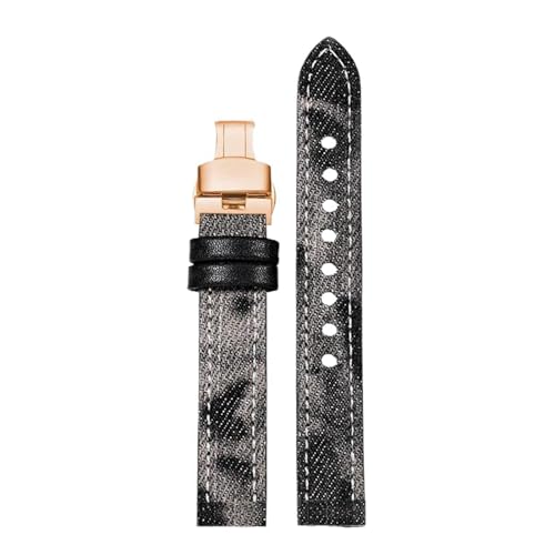 Eoyajsze 14mm Denim-Uhrenarmband für Damen, Farbe 12, 14mm Eoyajsze 14mm Denim-Uhrenarmband für Damen, Farbe 12, 14mm von Eoyajsze