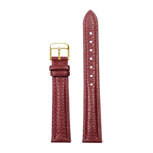 Eoyajsze 15mm – 22mm rotes Lederuhrenarmband für Damen, Farbe 8, 15mm Eoyajsze 15mm – 22mm rotes Lederuhrenarmband für Damen, Farbe 8, 15mm von Eoyajsze