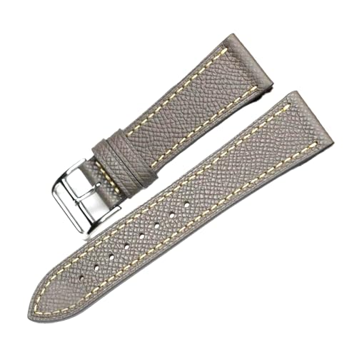 Eoyajsze 18–22mm Uhrenarmband aus Leder mit Palmenmuster, Grau, 21mm Eoyajsze 18–22mm Uhrenarmband aus Leder mit Palmenmuster, Grau, 21mm von Eoyajsze