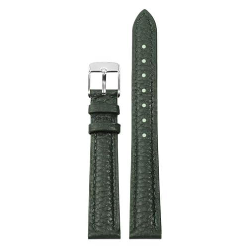Eoyajsze Grünes Lederuhrenarmband mit Butterfly-Verschluss, Farbe 4, 24mm Eoyajsze Grünes Lederuhrenarmband mit Butterfly-Verschluss, Farbe 4, 24mm von Eoyajsze
