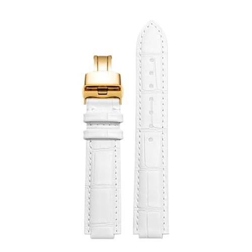 Eoyajsze Leder-Uhrenarmband 14 mm/16 mm/18 mm/20 mm/22 mm, 14 mm, Leder von Eoyajsze