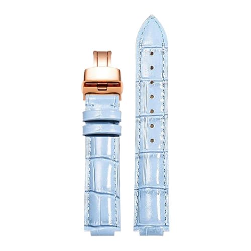 Eoyajsze Leder-Uhrenarmband 14 mm/16 mm/18 mm/20 mm/22 mm, 22 mm, Leder von Eoyajsze