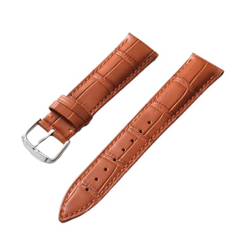 Eoyajsze Leder-Uhrenarmband mit Bambusmuster 12mm-24mm, Gelb, 22mm Eoyajsze Leder-Uhrenarmband mit Bambusmuster 12mm-24mm, Gelb, 22mm von Eoyajsze