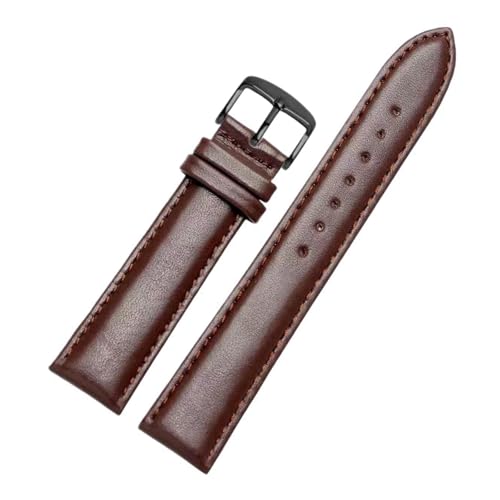 Eoyajsze Lederarmband 18mm/20mm/22mm, Braun-Schwarz, 18mm Eoyajsze Lederarmband 18mm/20mm/22mm, Braun-Schwarz, 18mm von Eoyajsze