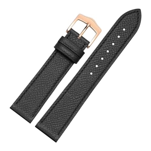 Eoyajsze Lederarmband für Uhren 10mm - 22mm, Farbe 23, 22mm von Eoyajsze