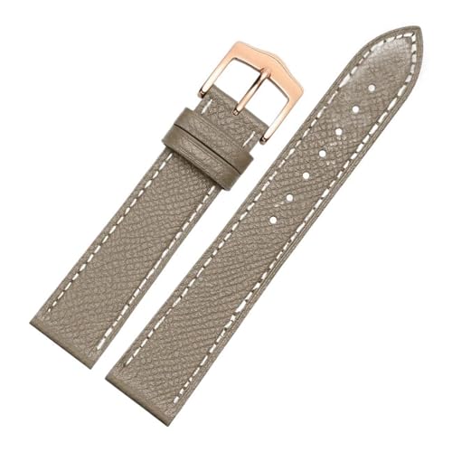 Eoyajsze Lederarmband für Uhren 10mm - 22mm, Farbe 26, 18mm von Eoyajsze