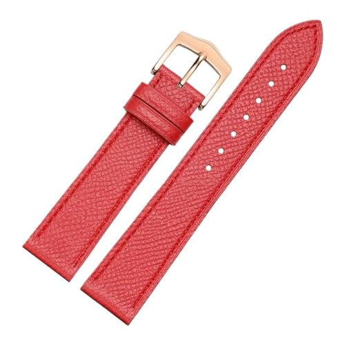 Eoyajsze Lederarmband für Uhren 10mm - 22mm, Farbe 29, 22mm von Eoyajsze