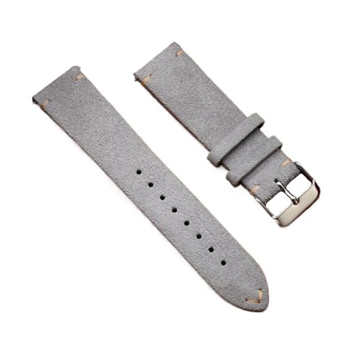 Eoyajsze Lederarmband für Uhren 14mm-22mm, Farbe 10-Gold, 22mm von Eoyajsze