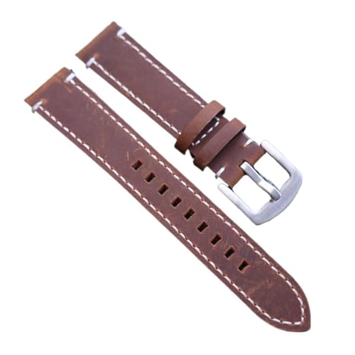Eoyajsze Lederarmband für Uhren 18mm-24mm, Dunkelbraun, 18mm Eoyajsze Lederarmband für Uhren 18mm-24mm, Dunkelbraun, 18mm von Eoyajsze