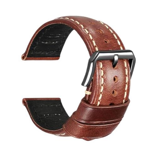 Eoyajsze Lederarmband für Uhren 18mm-26mm, Farbe 13, 23mm Eoyajsze Lederarmband für Uhren 18mm-26mm, Farbe 13, 23mm von Eoyajsze