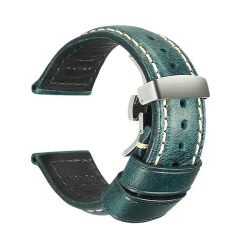 Eoyajsze Lederarmband für Uhren 18mm-26mm, Farbe 16, 22mm Eoyajsze Lederarmband für Uhren 18mm-26mm, Farbe 16, 22mm von Eoyajsze