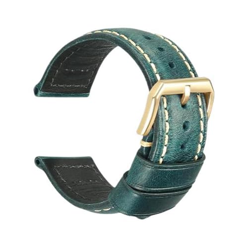Eoyajsze Lederarmband für Uhren 18mm-26mm, Farbe 20, 19mm von Eoyajsze