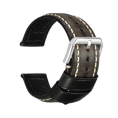 Eoyajsze Lederarmband für Uhren 18mm-26mm, Farbe 7, 24mm Eoyajsze Lederarmband für Uhren 18mm-26mm, Farbe 7, 24mm von Eoyajsze