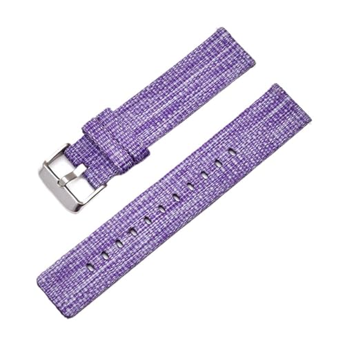 Eoyajsze Nylon Canvas Uhrenarmband 16mm-24mm, 16 mm, Nylon von Eoyajsze