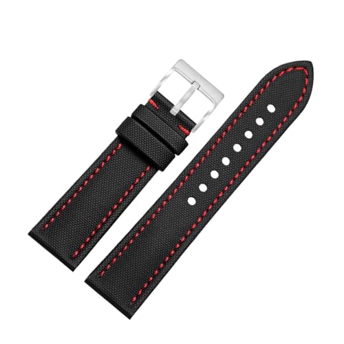 Eoyajsze Nylon Uhrenarmband 18mm-24mm, Farbe 19, 20mm von Eoyajsze