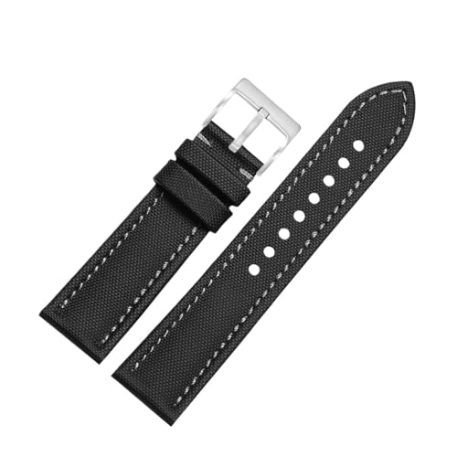 Eoyajsze Nylon Uhrenarmband 18mm-24mm, Farbe 21, 20mm von Eoyajsze