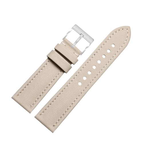 Eoyajsze Nylon Uhrenarmband 18mm-24mm, Farbe 7, 22mm von Eoyajsze