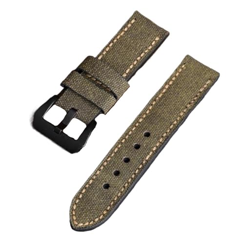Eoyajsze Uhrenarmband aus Nylon-Leinen, 22 mm, Nylon Eoyajsze Uhrenarmband aus Nylon-Leinen, 22 mm, Nylon von Eoyajsze