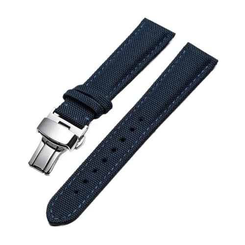 Eoyajsze Uhrenarmband aus Nylon und Canvas, 18–24mm, Farbe 3, 21mm Eoyajsze Uhrenarmband aus Nylon und Canvas, 18–24mm, Farbe 3, 21mm von Eoyajsze