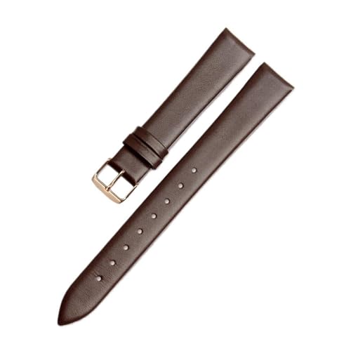 Eoyajsze Uhrenarmband aus echtem Leder, 12–22mm, für Damen, Farbe 17, 16mm von Eoyajsze