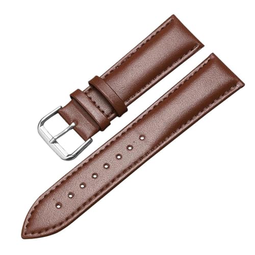 Eoyajsze Uhrenarmband aus echtem Leder, 12–24mm, Dunkelbraun-Roségold, 23mm Eoyajsze Uhrenarmband aus echtem Leder, 12–24mm, Dunkelbraun-Roségold, 23mm von Eoyajsze