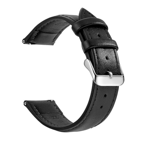 Eoyajsze Uhrenarmband aus echtem Leder, 18/20/22mm, Farbe 1-Gold, 18mm Eoyajsze Uhrenarmband aus echtem Leder, 18/20/22mm, Farbe 1-Gold, 18mm von Eoyajsze