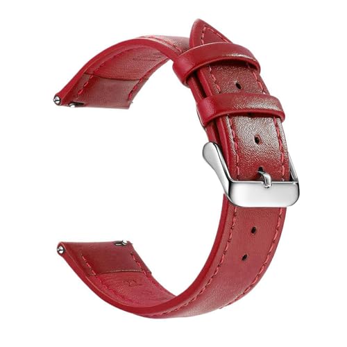 Eoyajsze Uhrenarmband aus echtem Leder, 18/20/22mm, Farbe 9-Schwarz, 18mm Eoyajsze Uhrenarmband aus echtem Leder, 18/20/22mm, Farbe 9-Schwarz, 18mm von Eoyajsze