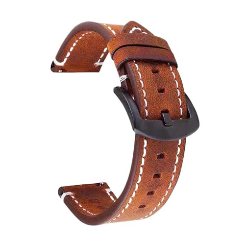 Eoyajsze Uhrenarmband aus echtem Leder, 18–24mm, Dunkelbraun, 22mm Eoyajsze Uhrenarmband aus echtem Leder, 18–24mm, Dunkelbraun, 22mm von Eoyajsze