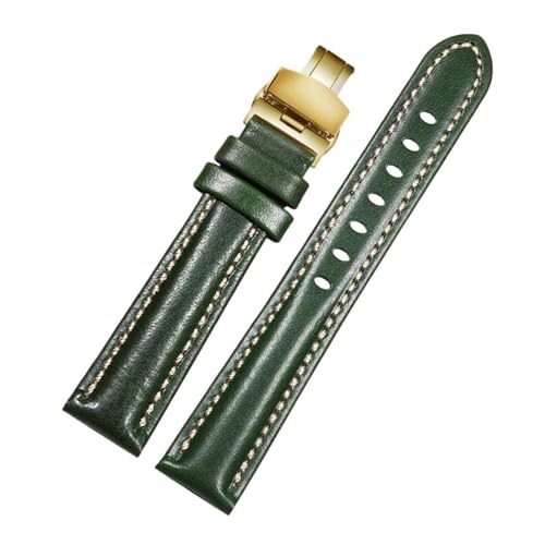 Eoyajsze Uhrenarmband aus echtem Leder, 18mm/20mm/22mm, Farbe 26, 20mm Eoyajsze Uhrenarmband aus echtem Leder, 18mm/20mm/22mm, Farbe 26, 20mm von Eoyajsze