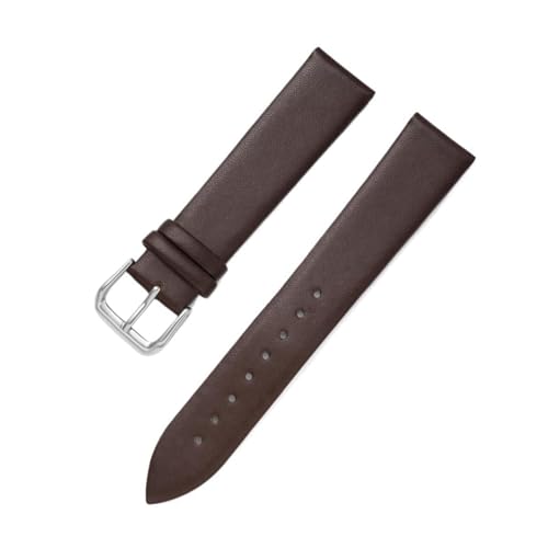 Eoyajsze Uhrenarmband aus echtem Leder, 8mm – 22mm, Dunkelbraun, 10mm Eoyajsze Uhrenarmband aus echtem Leder, 8mm – 22mm, Dunkelbraun, 10mm von Eoyajsze