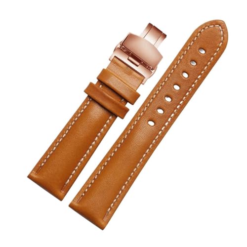 Eoyajsze Uhrenarmband aus echtem Leder, Farbe 19, 18mm von Eoyajsze