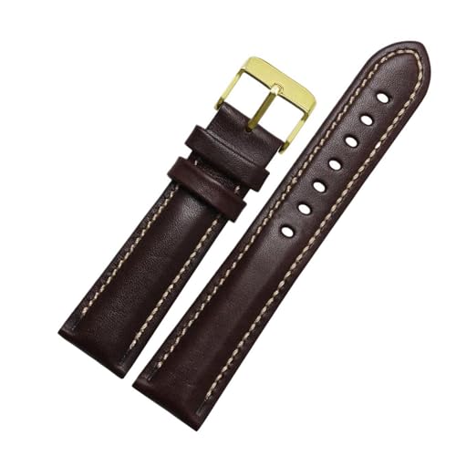 Eoyajsze Uhrenarmband aus echtem Leder, Farbe 2, 21mm von Eoyajsze