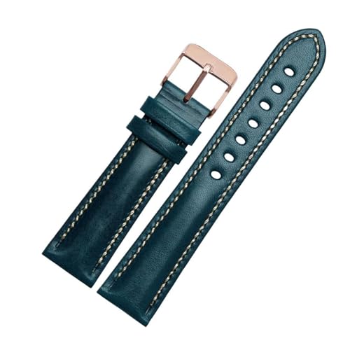 Eoyajsze Uhrenarmband aus echtem Leder, Farbe 5, 22mm von Eoyajsze