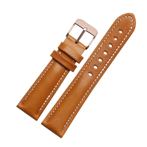 Eoyajsze Uhrenarmband aus echtem Leder, Farbe 7, 20mm von Eoyajsze